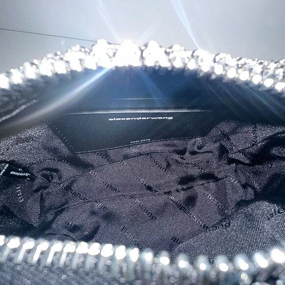 Alexander Wang Heiress Crystal Silver Mini Bag - Picture 11 of 11